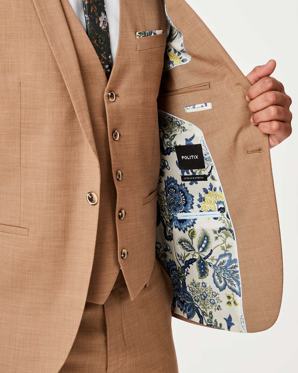 Alvi Suit Jacket, Camel, hi-res
